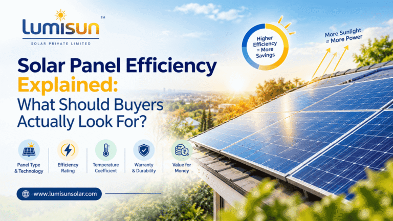 Solar Panel Efficiency Explained: What Should Buyers Actually Look For?
